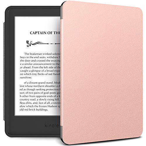 INFILAND Funda para Kindle 10 generacion 2019, Dormir/Despertar automático Cuero Ultra Delgado y liviano Kindle 10 generacion 2019 Funda, Rosa Dorado INFILAND Funda para Kindle 10 generacion 2019, Dormir/Despertar automático Cuero Ultra Delgado y liviano Kindle 10 generacion 2019 Funda, Rosa Dorado