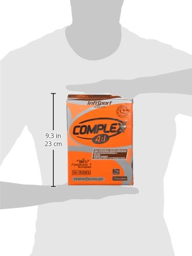 Infisport Complex 4:1 - Mix de carbohidrados y proteínas en polvo, sabor de chocolate, 1 kg