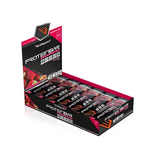 Infisport Protein Bar Secuencial 24 x 40g Fresa Chocolate