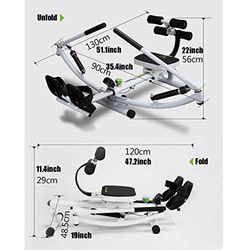 Inicio Plegable Máquina De Remo, Soporte De Carga 150Kg / 330Lb 12 Niveles Ajustables De Resistencia, Diseño Ergonómico, Pantalla LED, para La Casa De Ejercicio Físico Inicio Plegable Máquina De Remo, Soporte De Carga 150Kg / 330Lb 12 Niveles Ajustables De Resistencia, Diseño Ergonómico, Pantalla LED, para La Casa De Ejercicio Físico