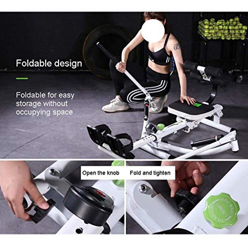Inicio Plegable Máquina De Remo, Soporte De Carga 150Kg / 330Lb 12 Niveles Ajustables De Resistencia, Diseño Ergonómico, Pantalla LED, para La Casa De Ejercicio Físico Inicio Plegable Máquina De Remo, Soporte De Carga 150Kg / 330Lb 12 Niveles Ajustables De Resistencia, Diseño Ergonómico, Pantalla LED, para La Casa De Ejercicio Físico