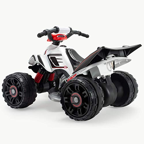 INJUSA – Quad Mercedes de 12V Licenciado con Cambio de Marchas y Freno Eléctrico Recomendado a niños +2 Años, Color Blanco INJUSA – Quad Mercedes de 12V Licenciado con Cambio de Marchas y Freno Eléctrico Recomendado a niños +2 Años, Color Blanco