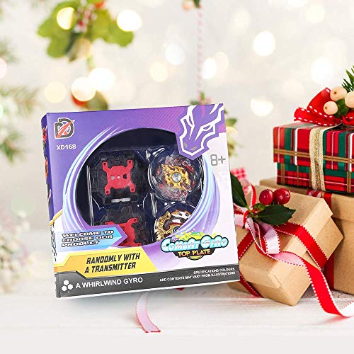 Innoo Tech Burst Peonzas 2 Pcs Gyro Spinning Fusión 4D Conjuntos de Metal, Launcher con Estadio, Regalo para niños Innoo Tech Burst Peonzas 2 Pcs Gyro Spinning Fusión 4D Conjuntos de Metal, Launcher con Estadio, Regalo para niños