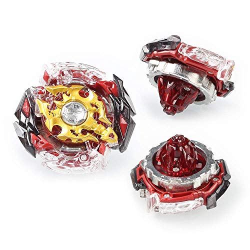 Innoo Tech Burst Peonzas 2 Pcs Gyro Spinning Fusión 4D Conjuntos de Metal, Launcher con Estadio, Regalo para niños Innoo Tech Burst Peonzas 2 Pcs Gyro Spinning Fusión 4D Conjuntos de Metal, Launcher con Estadio, Regalo para niños