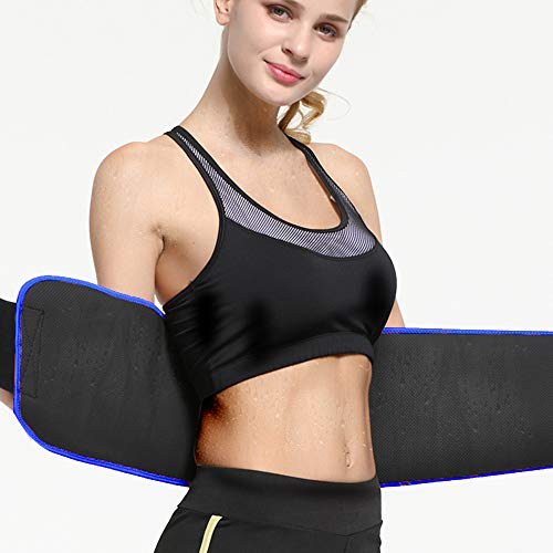 InnoTi Faja Reductora Adelgazante de Neopreno para Mujer y Hombre - Cinturón Lumbar Reductor de Cintura y Abdomen para Gimnasio, Fitness y Deporte - Faja Lumbar Abdominal de Sudoración y Efecto Sauna