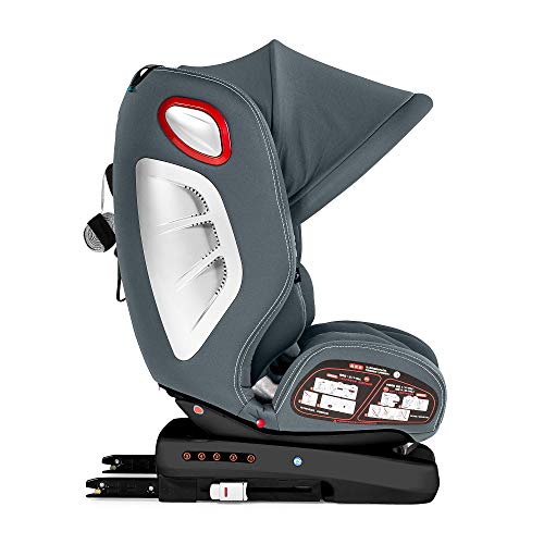 Innovaciones MS Discover Dual Giratoria 862 Silla de Coche Grupo 0/1/2/3, 0/36 Kilos, 62 X 56 X 45 cm, Gris Innovaciones MS Discover Dual Giratoria 862 Silla de Coche Grupo 0/1/2/3, 0/36 Kilos, 62 X 56 X 45 cm, Gris