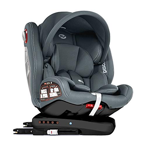 Innovaciones MS Discover Dual Giratoria 862 Silla de Coche Grupo 0/1/2/3, 0/36 Kilos, 62 X 56 X 45 cm, Gris Innovaciones MS Discover Dual Giratoria 862 Silla de Coche Grupo 0/1/2/3, 0/36 Kilos, 62 X 56 X 45 cm, Gris