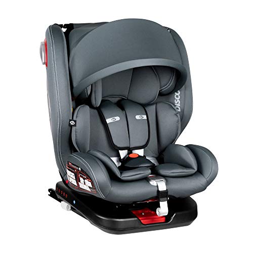 Innovaciones MS Discover Dual Giratoria 862 Silla de Coche Grupo 0/1/2/3, 0/36 Kilos, 62 X 56 X 45 cm, Gris Innovaciones MS Discover Dual Giratoria 862 Silla de Coche Grupo 0/1/2/3, 0/36 Kilos, 62 X 56 X 45 cm, Gris