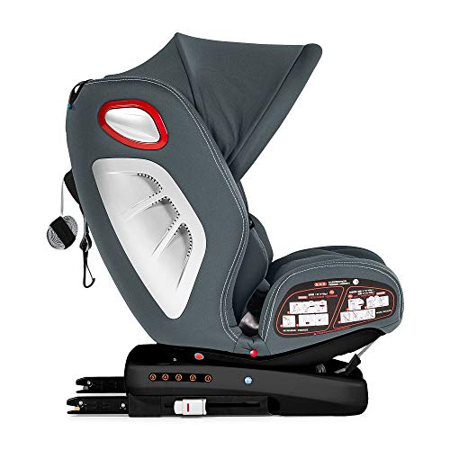 Innovaciones MS Discover Dual Giratoria 862 Silla de Coche Grupo 0/1/2/3, 0/36 Kilos, 62 X 56 X 45 cm, Gris Innovaciones MS Discover Dual Giratoria 862 Silla de Coche Grupo 0/1/2/3, 0/36 Kilos, 62 X 56 X 45 cm, Gris