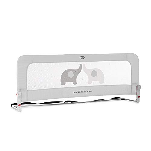 Innovaciones Ms Nido 3016 - Barrera para cama de 2 alturas Abatible , 50 x 30 x 150 cm, Gris Innovaciones Ms Nido 3016 - Barrera para cama de 2 alturas Abatible , 50 x 30 x 150 cm, Gris