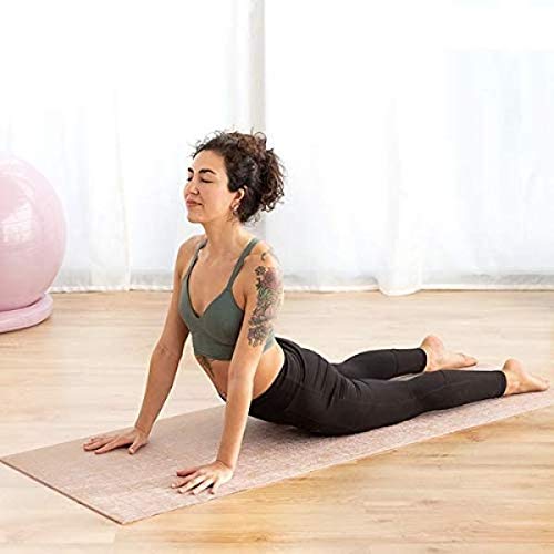 InnovaGoods Esterilla de Yoga de Yute Jumat, Unisex Adulto, Marrón, 61 x 173 x 0,5 cm