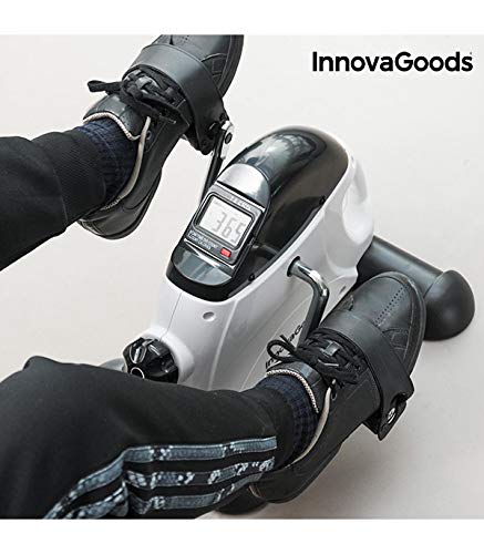 InnovaGoods IG117155 Pedaleador de Fitness, Unisex Adulto, Blanco/Negro, Talla Única InnovaGoods IG117155 Pedaleador de Fitness, Unisex Adulto, Blanco/Negro, Talla Única