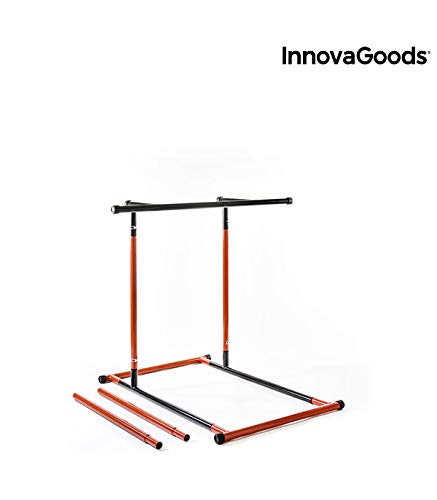InnovaGoods IG811464 Estación de Dominadas y Fitness, Unisex Adulto, Negro, Talla Única InnovaGoods IG811464 Estación de Dominadas y Fitness, Unisex Adulto, Negro, Talla Única