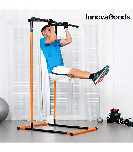 InnovaGoods IG811464 Estación de Dominadas y Fitness, Unisex Adulto, Negro, Talla Única InnovaGoods IG811464 Estación de Dominadas y Fitness, Unisex Adulto, Negro, Talla Única