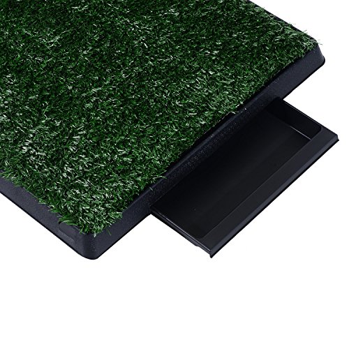 Inodoro de Bandeja para Perros Césped Artificial con Cajón Lavable Hacer PIS Pipi Orinar Mascota Inodoro de Bandeja para Perros Césped Artificial con Cajón Lavable Hacer PIS Pipi Orinar Mascota