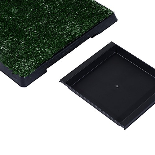 Inodoro de Bandeja para Perros Césped Artificial con Cajón Lavable Hacer PIS Pipi Orinar Mascota Inodoro de Bandeja para Perros Césped Artificial con Cajón Lavable Hacer PIS Pipi Orinar Mascota