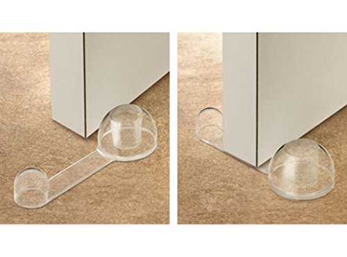 INOFIX 2760B123 - Retenedor de Puerta Flexible y Adhesivo, Transparente, 27 x 40 x 108 mm INOFIX 2760B123 - Retenedor de Puerta Flexible y Adhesivo, Transparente, 27 x 40 x 108 mm