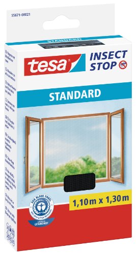 Insect Stop Malla Mosquitera STANDARD para Ventanas - Mosquitera Autoadhesiva - Recortable al Tamaño Deseado