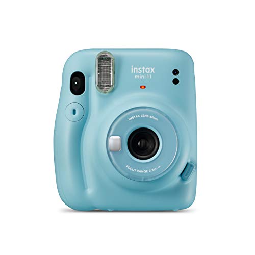 Instax 16654956 Mini 11 - Cámara Instantánea, Sky Blue, Compacto