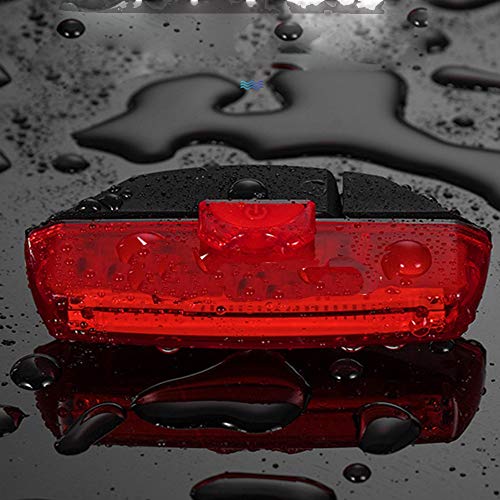 Inteligente de freno trasera inducción recargable USB-6 Ajustes de gran alcance, 30 super brillante LED bicicleta luces traseras pueden ser fácilmente enganchadas en el rojo de la luz trasera óptima f Inteligente de freno trasera inducción recargable USB-6 Ajustes de gran alcance, 30 super brillante LED bicicleta luces traseras pueden ser fácilmente enganchadas en el rojo de la luz trasera óptima f