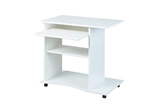 Inter Link Adda Escritorio para Ordenador, Blanco, 80 x 50 x 75 cm Inter Link Adda Escritorio para Ordenador, Blanco, 80 x 50 x 75 cm