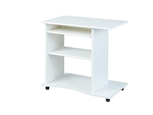 Inter Link Adda Escritorio para Ordenador, Blanco, 80 x 50 x 75 cm Inter Link Adda Escritorio para Ordenador, Blanco, 80 x 50 x 75 cm