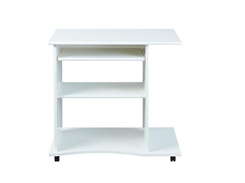 Inter Link Adda Escritorio para Ordenador, Blanco, 80 x 50 x 75 cm Inter Link Adda Escritorio para Ordenador, Blanco, 80 x 50 x 75 cm