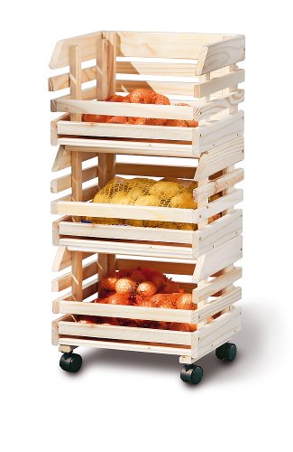 Inter Link Fruttino 60100400 Jinete de Frutas 37 x 30 x 80 cm, Madera, 37 x 30 x 80H cm