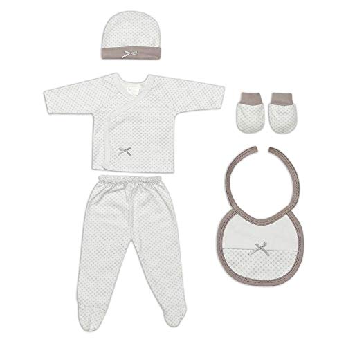 INTERBABY-Set Primera Puesta 5 Piezas Beige