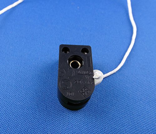 Interruptor de cuerda con cable, 2 A, 250 V, interruptor de cable con cable