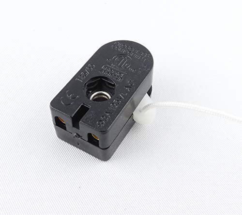 Interruptor de cuerda con cable, 2 A, 250 V, interruptor de cable con cable Interruptor de cuerda con cable, 2 A, 250 V, interruptor de cable con cable