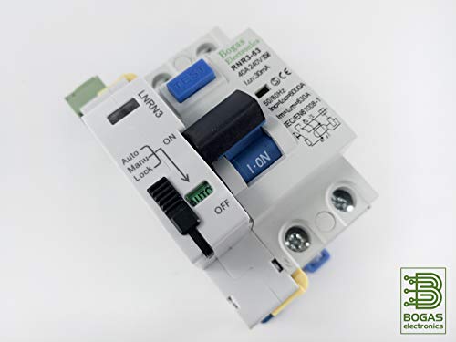Interruptor diferencial auto rearmable Super inmunizado SI de 40A Tipo A, 6Ka 2P 30ma Interruptor diferencial auto rearmable Super inmunizado SI de 40A Tipo A, 6Ka 2P 30ma