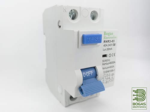 Interruptor diferencial superinmunizado SI, 30 mA, 2P, 40 A, Clase A y 6kA. Interruptor diferencial superinmunizado SI, 30 mA, 2P, 40 A, Clase A y 6kA.