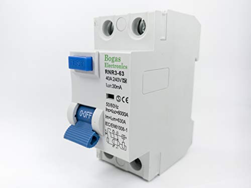 Interruptor diferencial superinmunizado SI, 30 mA, 2P, 40 A, Clase A y 6kA. Interruptor diferencial superinmunizado SI, 30 mA, 2P, 40 A, Clase A y 6kA.