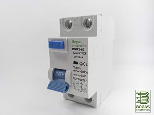 Interruptor diferencial superinmunizado SI, 30 mA, 2P, 40 A, Clase A y 6kA. Interruptor diferencial superinmunizado SI, 30 mA, 2P, 40 A, Clase A y 6kA.