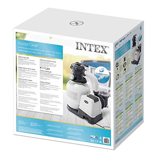 Intex 26646 - Depuradora de arena 7.900 litros/hora 12" 0.30 hp