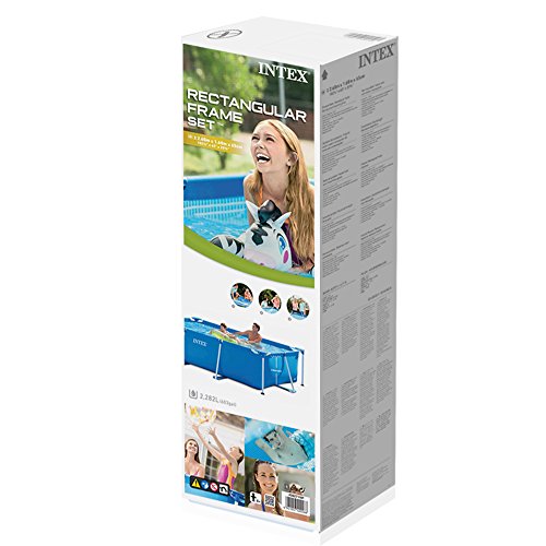 Intex 28271NP Small Frame - Piscina desmontable, 260 x 160 x 65 cm, 2.282 litros