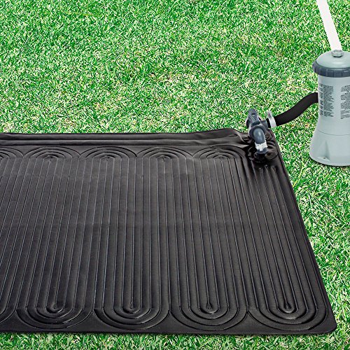 Intex 28685 - Alfombra calentador solar de agua 120 cm, Negro