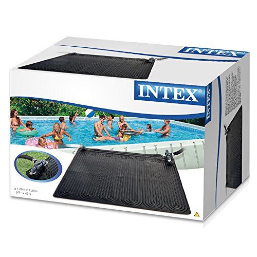 Intex 28685 - Alfombra calentador solar de agua 120 cm, Negro