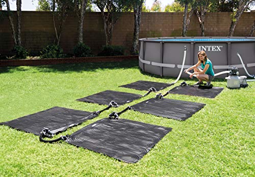 Intex 28685 - Alfombra calentador solar de agua 120 cm, Negro