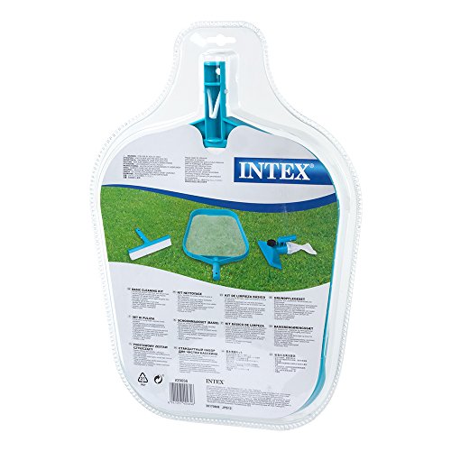 Intex 29056 - Kit de limpieza básico recoge hojas, cepillo y cabezal Intex 29056 - Kit de limpieza básico recoge hojas, cepillo y cabezal