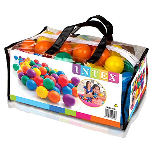 Intex 49602NP - Pack 100 bolas multicolor de 6,5 cm diámetro , color/modelo surtido