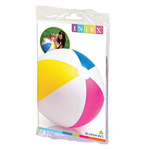 Intex 59030NP - Pelota hinchable paneles colores, diámetro 61 cm Intex 59030NP - Pelota hinchable paneles colores, diámetro 61 cm