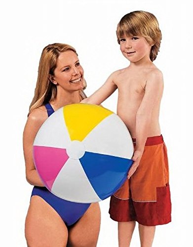 Intex 59030NP - Pelota hinchable paneles colores, diámetro 61 cm Intex 59030NP - Pelota hinchable paneles colores, diámetro 61 cm