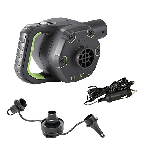 Intex 66642 - Hinchador eléctrico recargable 220-240V con adaptadores 12V