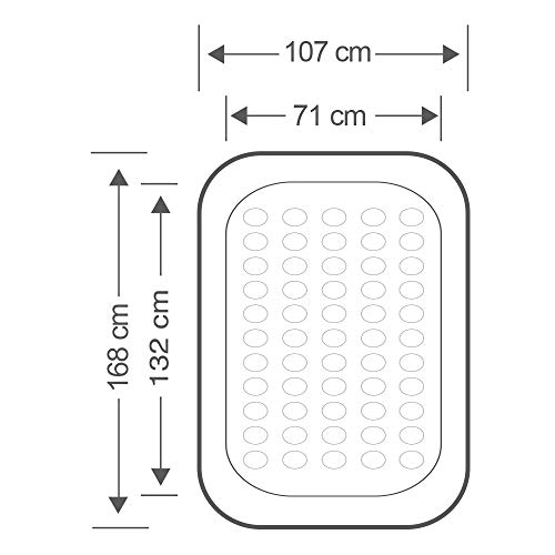 Intex 66810NP - Colchón hinchable infantil e hinchador - 107 x 168 x 25 cm (66810) (modelo variable según imagen), pvc
