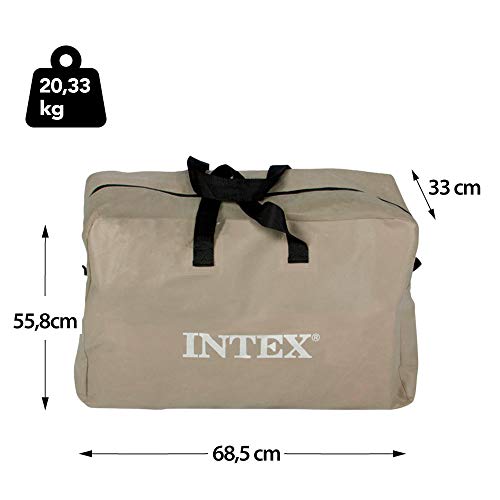 Intex 68324NP - Barca Hinchable Excursion 4 con 2 Remos 315 x 165 x 43 cm