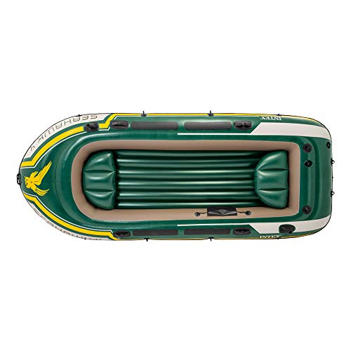 Intex 68351NP - Barca Hinchable Seahawk 4 con Remos 351 x 145 x 48 cm Intex 68351NP - Barca Hinchable Seahawk 4 con Remos 351 x 145 x 48 cm