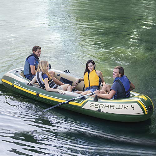 Intex 68351NP - Barca Hinchable Seahawk 4 con Remos 351 x 145 x 48 cm Intex 68351NP - Barca Hinchable Seahawk 4 con Remos 351 x 145 x 48 cm