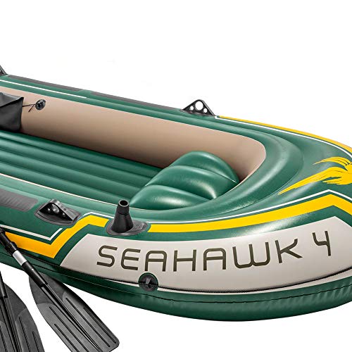 Intex 68351NP - Barca Hinchable Seahawk 4 con Remos 351 x 145 x 48 cm Intex 68351NP - Barca Hinchable Seahawk 4 con Remos 351 x 145 x 48 cm